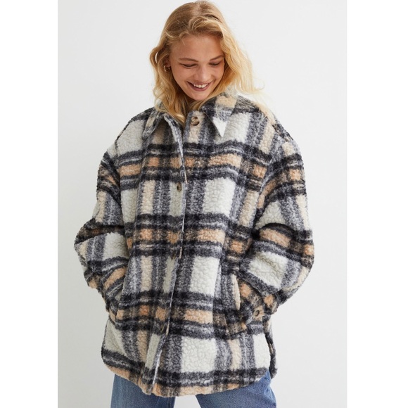 H&M faux shearling shacket - Picture 5 of 12